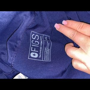 Figs maternity scrub pants navy XXL